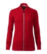 Malfini Premium Bomber - Egyenes szabású, fémcipzáras, “bomber” galléros női pulóver - F1 piros - XS