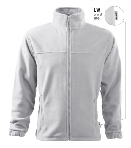 Rimeck Jacket - Műanyag cipzáras, férfi polár felső - Fehér - S (brand label) (original)