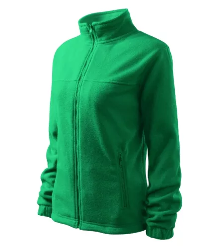 Rimeck Jacket - Műanyag cipzáras, női polár felső - Fűzöld - S