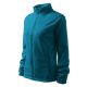 Rimeck Jacket - Műanyag cipzáras, női polár felső - Petrol kék - 2XL