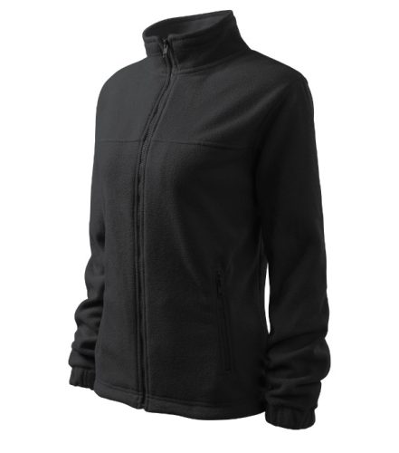 Rimeck Jacket - Műanyag cipzáras, női polár felső - Ébenszürke - XS