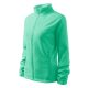 Rimeck Jacket - Műanyag cipzáras, női polár felső - Menta - XS