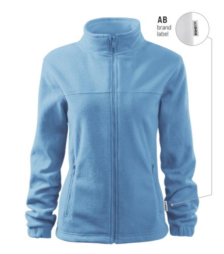 Rimeck Jacket - Műanyag cipzáras, női polár felső - Azúrkék - L (brand label)