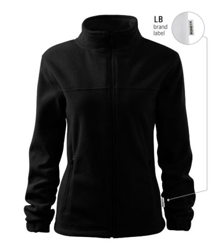 Rimeck Jacket - Műanyag cipzáras, női polár felső - Fekete - L (brand label)