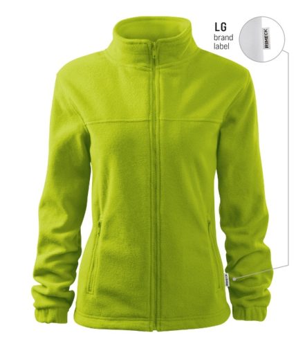 Rimeck Jacket - Műanyag cipzáras, női polár felső - Lime - 2XL (brand label) 