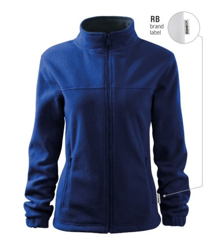 Rimeck Jacket - Műanyag cipzáras, női polár felső - Királykék - L (brand label)