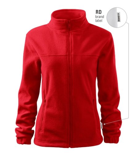 Rimeck Jacket - Műanyag cipzáras, női polár felső - Piros - 2XL (brand label)