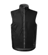 Rimeck Body Warmer - Műanyag cipzáras, polár béléses unisex mellény - Fekete - L