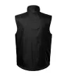Rimeck Body Warmer - Műanyag cipzáras, polár béléses unisex mellény - Fekete - L