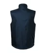 Rimeck Body Warmer - Műanyag cipzáras, polár béléses unisex mellény - Tengerészkék - L