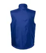 Rimeck Body Warmer - Műanyag cipzáras, polár béléses unisex mellény - Királykék - S