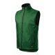 Rimeck Body Warmer - Műanyag cipzáras, polár béléses unisex mellény - Üvegzöld - S