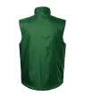 Rimeck Body Warmer - Műanyag cipzáras, polár béléses unisex mellény - Üvegzöld - S