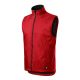 Rimeck Body Warmer - Műanyag cipzáras, polár béléses unisex mellény - Piros - S