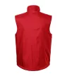 Rimeck Body Warmer - Műanyag cipzáras, polár béléses unisex mellény - Piros - XL