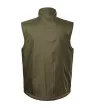Rimeck Body Warmer - Műanyag cipzáras, polár béléses unisex mellény - Military - S