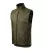 Rimeck Body Warmer - Műanyag cipzáras, polár béléses unisex mellény - Military - 4XL