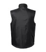 Rimeck Body Warmer - Műanyag cipzáras, polár béléses unisex mellény - Ébenszürke - M
