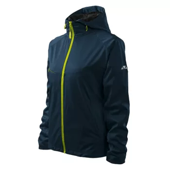   Malfini Cool - Vízálló és szélálló, 3 régetű softshell női kabát - Tengerészkék - XL