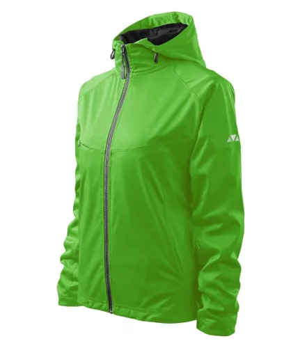 Malfini Cool - Vízálló és szélálló, 3 régetű softshell női kabát - Almazöld - S