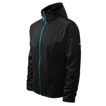   Malfini Cool -  Vízálló és szélálló, 3 régetű softshell férfi kabát - Fekete - M