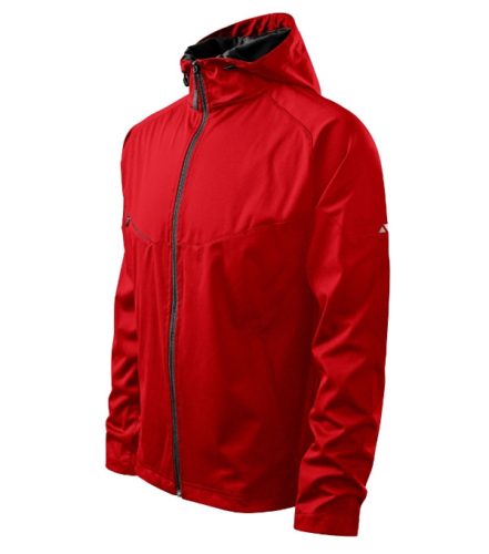 Malfini Cool -  Vízálló és szélálló, 3 régetű softshell férfi kabát - Piros - S