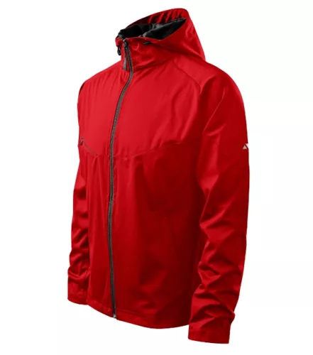 Malfini Cool -  Vízálló és szélálló, 3 régetű softshell férfi kabát - Piros - L