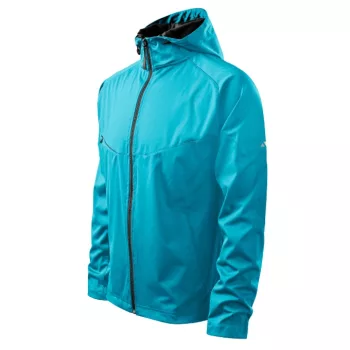   Malfini Cool -  Vízálló és szélálló, 3 régetű softshell férfi kabát - Türkiz - M