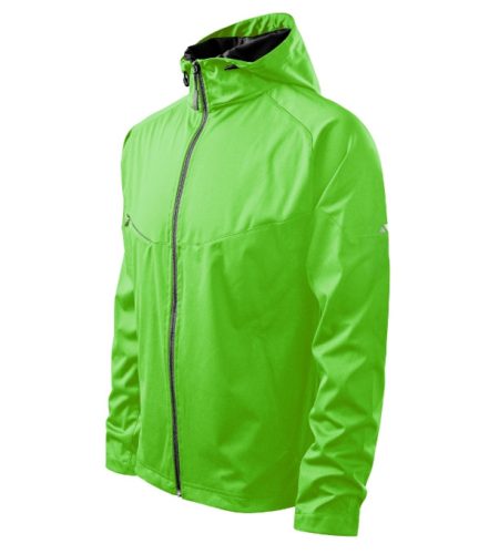 Malfini Cool -  Vízálló és szélálló, 3 régetű softshell férfi kabát - Almazöld - S
