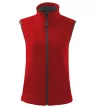Malfini Vision - Polár béléses, 2 régetű softshell női mellény - Piros - S