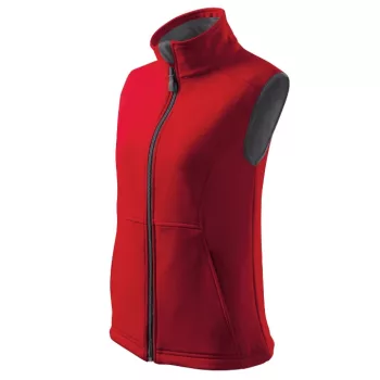   Malfini Vision - Polár béléses, 2 régetű softshell női mellény - Piros - L