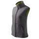 Malfini Vision - Polár béléses, 2 régetű softshell női mellény - Acélszürke - M
