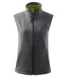 Malfini Vision - Polár béléses, 2 régetű softshell női mellény - Acélszürke - 2XL