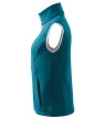 Malfini Vision - Polár béléses, 2 régetű softshell női mellény - Sötét türkiz - 2XL