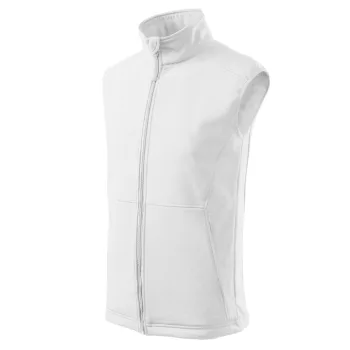   Malfini Vision - Polár béléses, 2 régetű softshell férfi mellény - Fehér - M