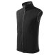 Malfini Vision - Polár béléses, 2 régetű softshell férfi mellény - Fekete - M