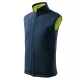 Malfini Vision - Polár béléses, 2 régetű softshell férfi mellény - Tengerészkék - L