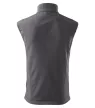 Malfini Vision - Polár béléses, 2 régetű softshell férfi mellény - Acélszürke - S