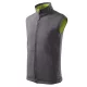 Malfini Vision - Polár béléses, 2 régetű softshell férfi mellény - Acélszürke - L