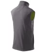 Malfini Vision - Polár béléses, 2 régetű softshell férfi mellény - Acélszürke - L