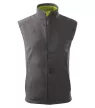 Malfini Vision - Polár béléses, 2 régetű softshell férfi mellény - Acélszürke - XL