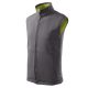 Malfini Vision - Polár béléses, 2 régetű softshell férfi mellény - Acélszürke - 3XL