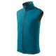 Malfini Vision - Polár béléses, 2 régetű softshell férfi mellény - Sötét türkiz - L