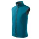 Malfini Vision - Polár béléses, 2 régetű softshell férfi mellény - Sötét türkiz - L