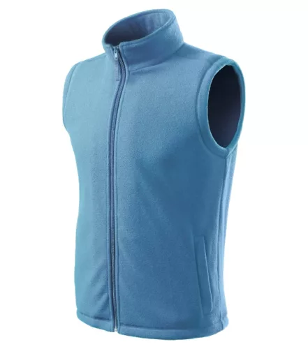 Rimeck Next - Hőtartó, polár unisex mellény - Azúrkék - L