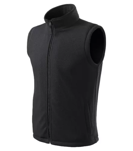 Rimeck Next - Hőtartó, polár unisex mellény - Ébenszürke - S