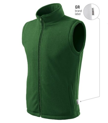 Rimeck Next - Hőtartó, polár unisex mellény - Üvegzöld - M (brand label)