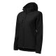 Malfini Performance - Ívelt szabású, eltávolítható kapucnis, polár belsős softshell női kabát - Fekete - 3XL