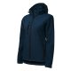 Malfini Performance - Ívelt szabású, eltávolítható kapucnis, polár belsős softshell női kabát - Tengerészkék - XS
