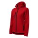Malfini Performance - Ívelt szabású, eltávolítható kapucnis, polár belsős softshell női kabát - Piros - XS